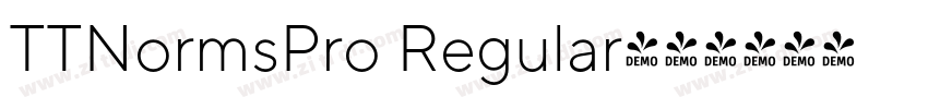 TTNormsPro Regular字体字体转换